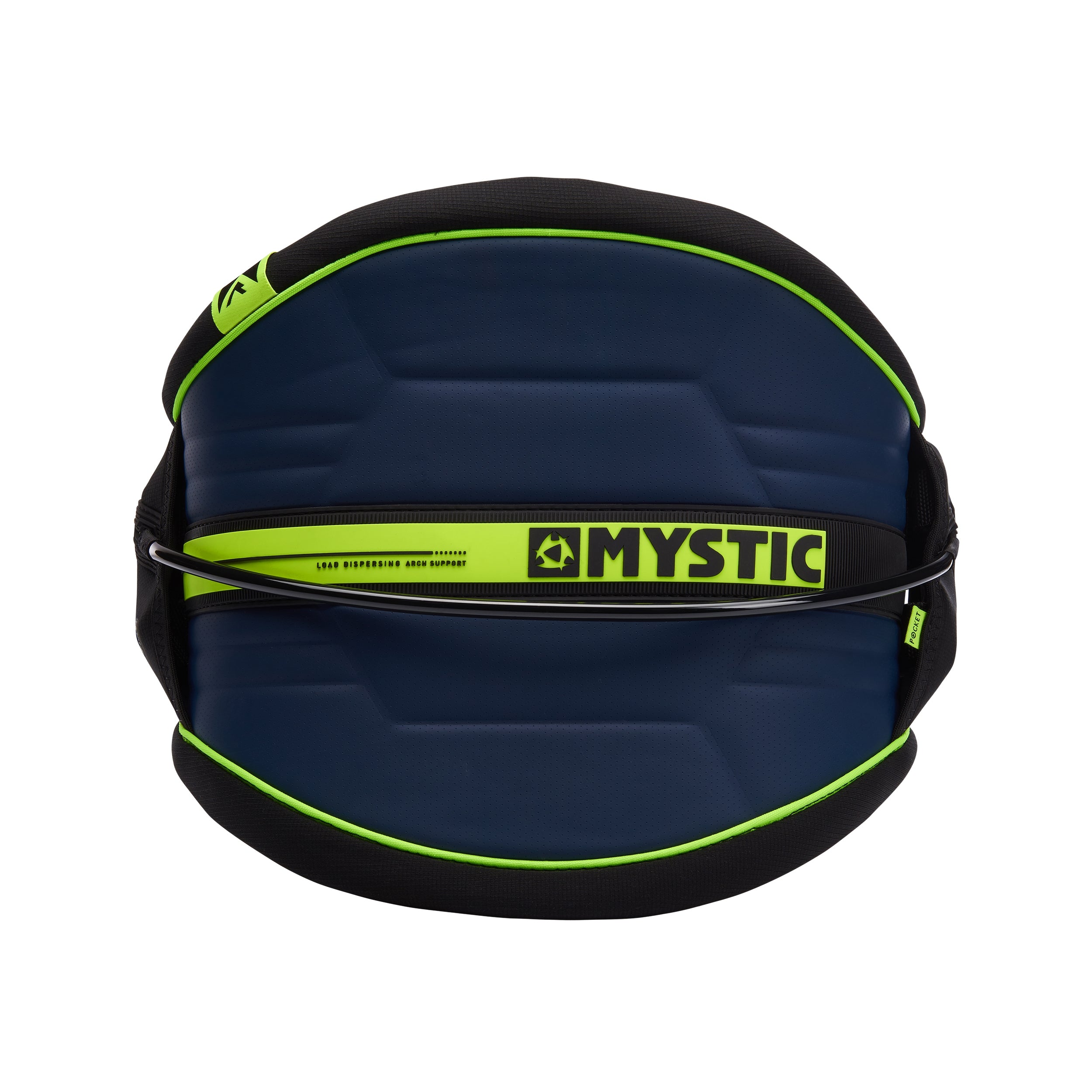 Mystic Arch Waist Harness - Navy/Lime
