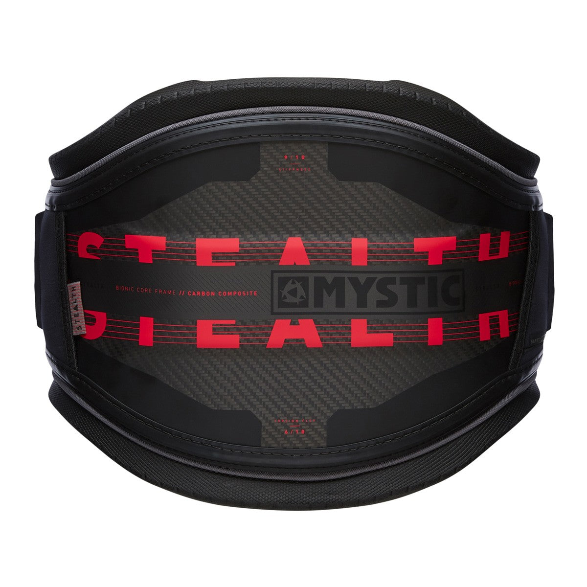 Mystic Stealth Waist Harness - Black/Red