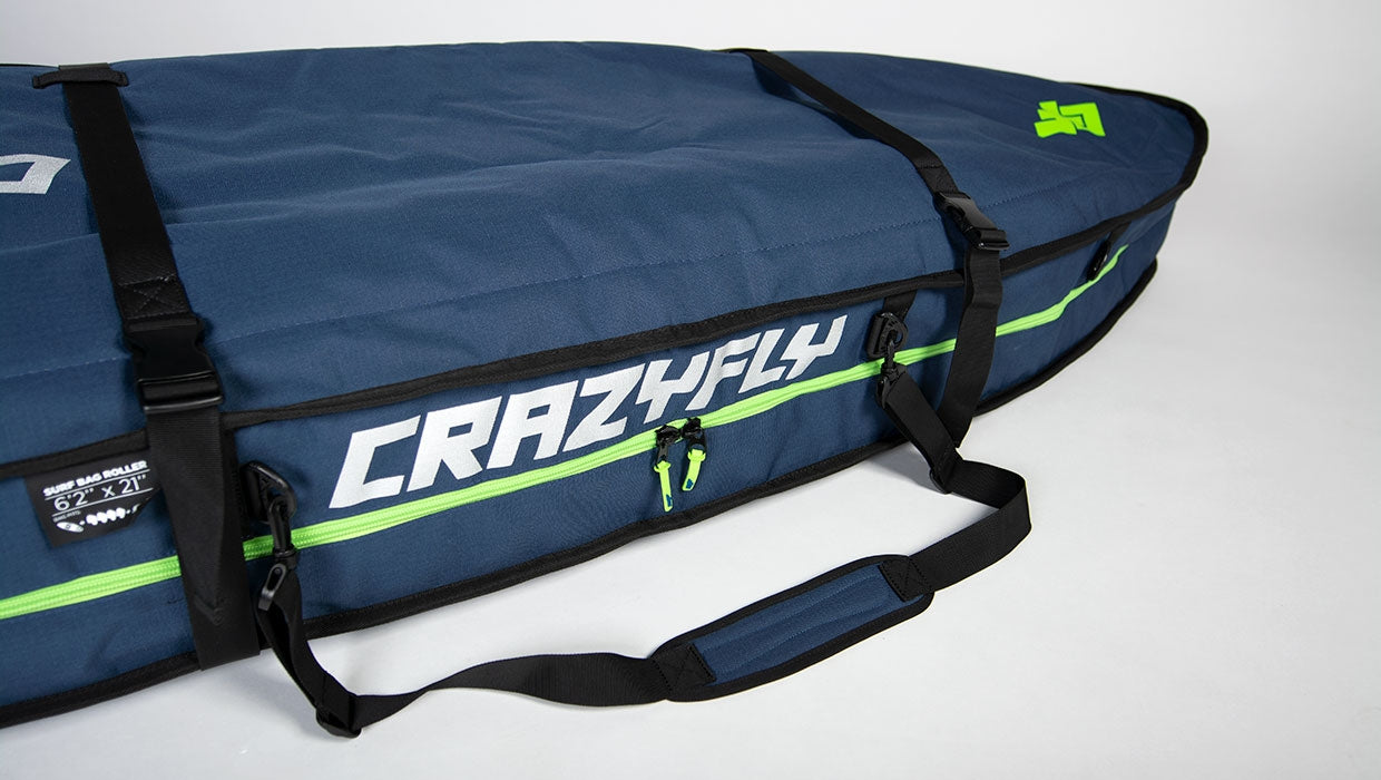 CrazyFly Surfboard Roller Bag 6' 2